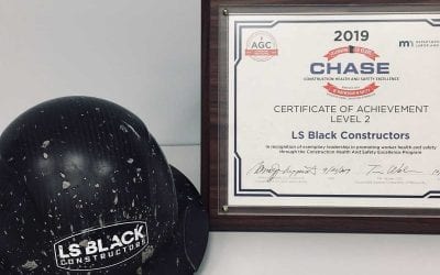 LS Black Received 2019 AGC Chase Safety Award