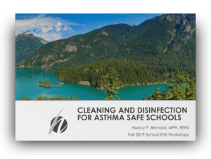 Cleaning and disinfection for asthma safe schools