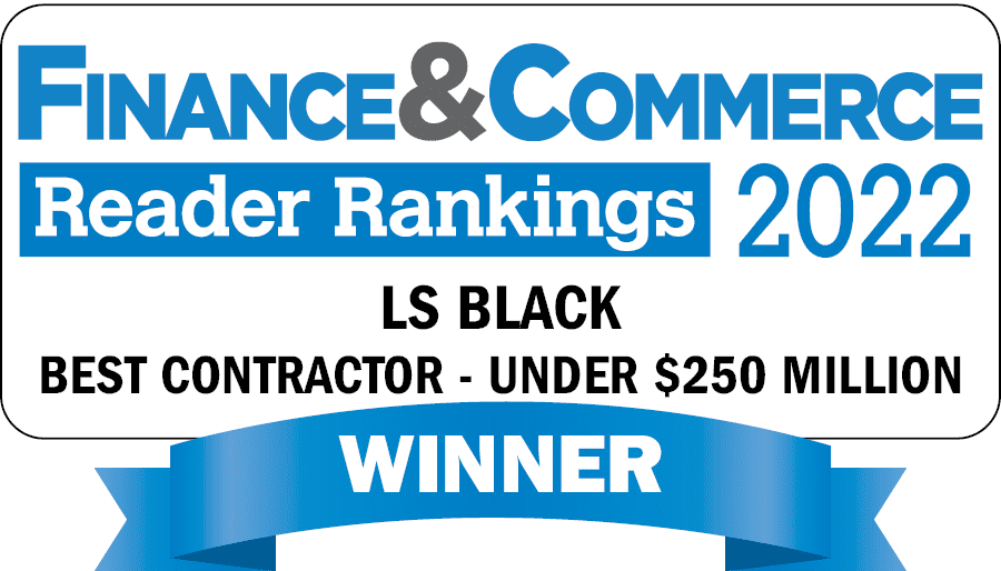 LS Black Awarded ‘Best’ General Contractor Award from Finance & Commerce