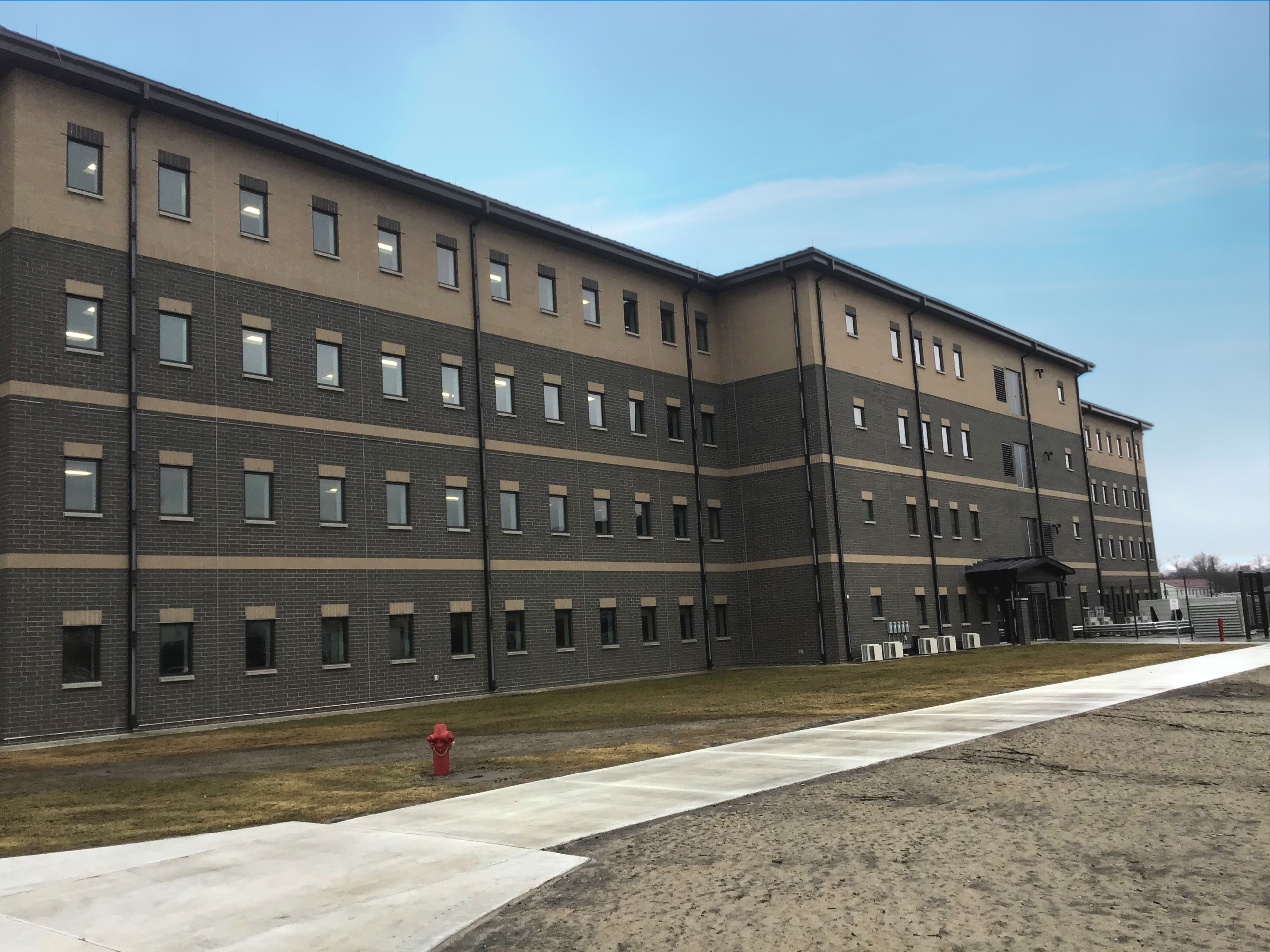 Barracks Facility at Fort McCoy (by LS Black Constructors)