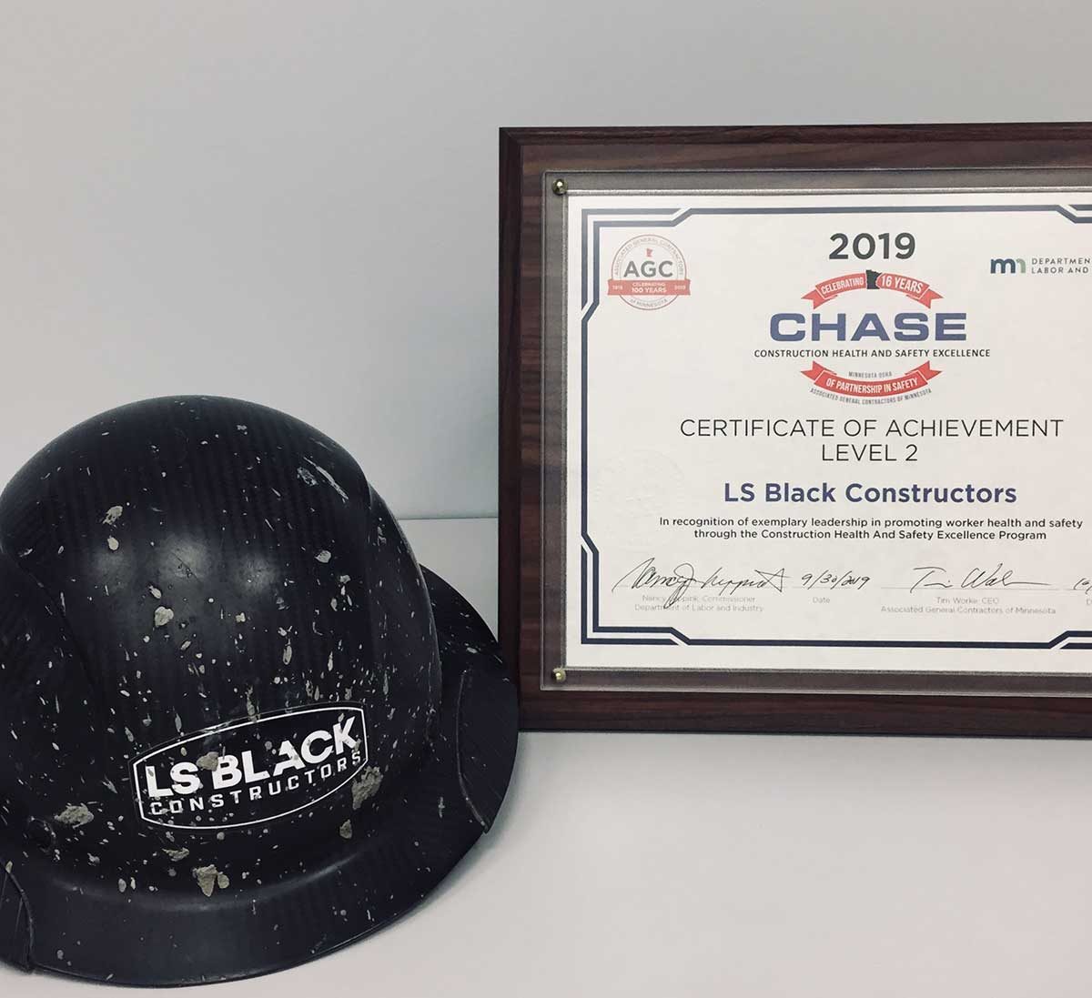 CHASE-Award Certificate of Achievement